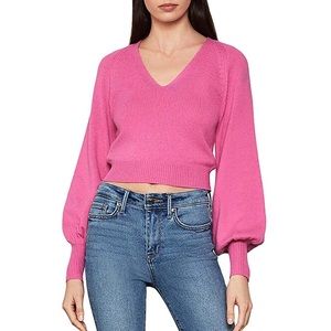 BCBG Maxazria balloon sleeve knit top XXS